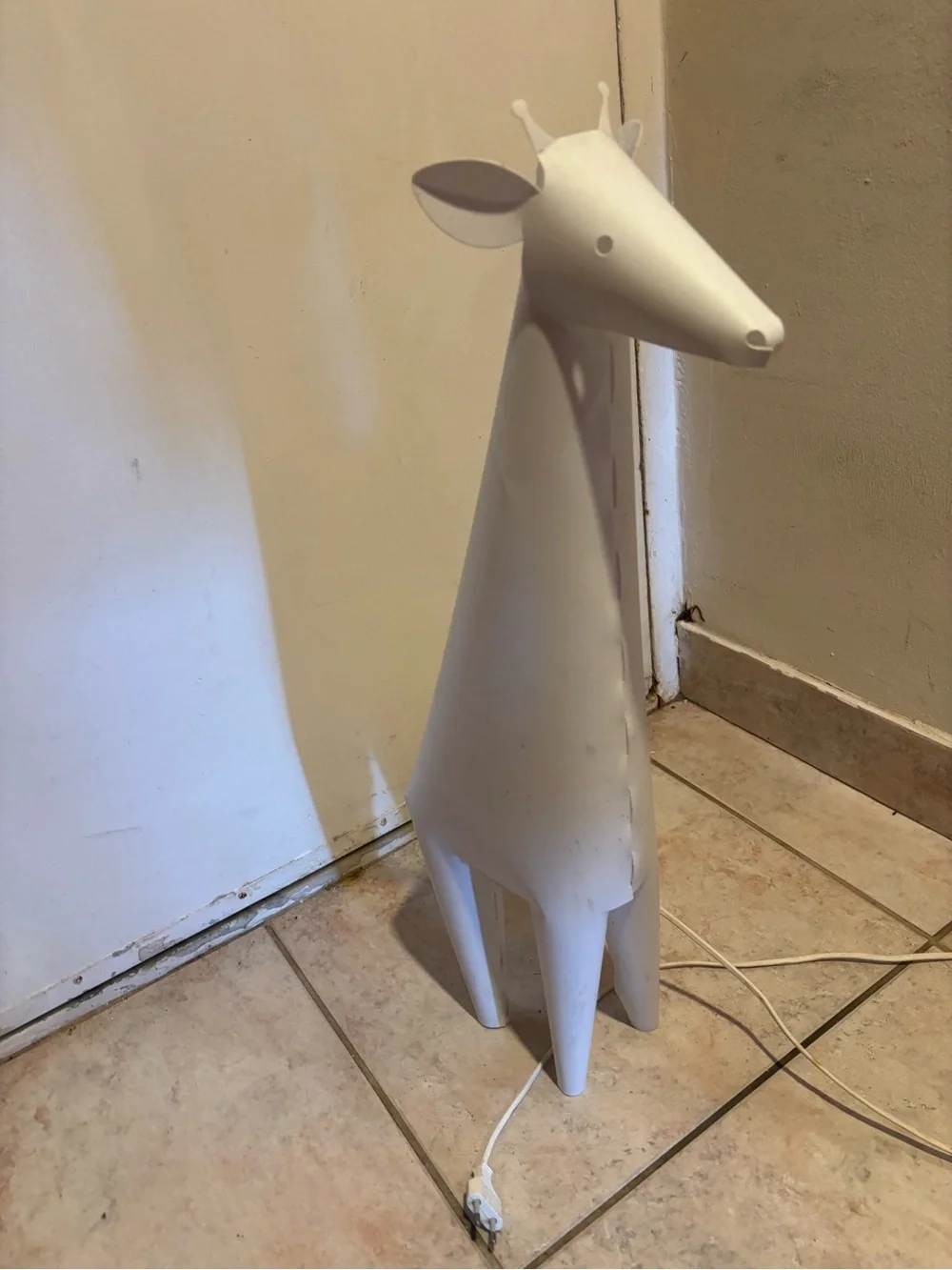 Victoria made in Italy giraffe light accent lamp decor rare collector item